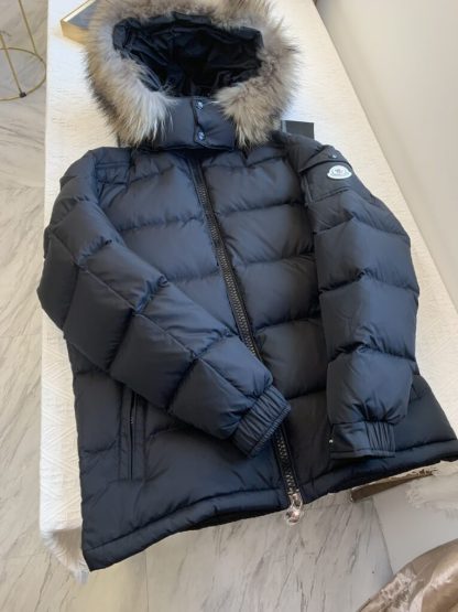 REPLICA MONCLER MEN'S MAYAF SHORT DOWN JACKET BLACK #3760 - Image 12