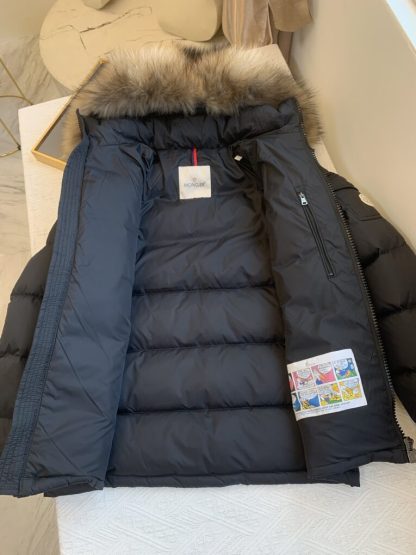 REPLICA MONCLER MEN'S MAYAF SHORT DOWN JACKET BLACK #3760 - Image 16