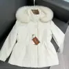  Loro Piana Icery Short Fox Fur Trim Jacket Coat For Women #3917 - Image 4