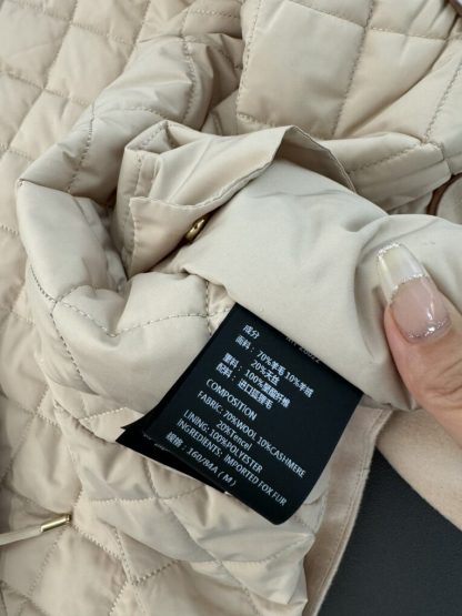  Loro Piana Icery Short Fox Fur Trim Jacket Coat For Women #3914 - Image 7