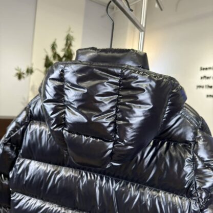 REPLICA MONCLER MAIRE HOODED SHORT DOWN JACKET FOR WOMEN BLACK #3821 - Image 8
