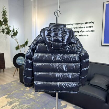 REPLICA MONCLER MAIRE HOODED SHORT DOWN JACKET FOR WOMEN BLACK #3821 - Image 6