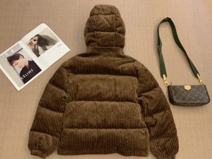  Moncler Daos Chenille Women's Down Jacket Brown #3754 - Image 6