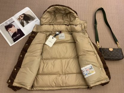  Moncler Daos Chenille Women's Down Jacket Brown #3754 - Image 2