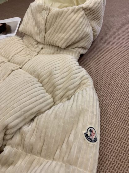 Moncler Daos Chenille Women's Down Jacket Beige #3753 - Image 2