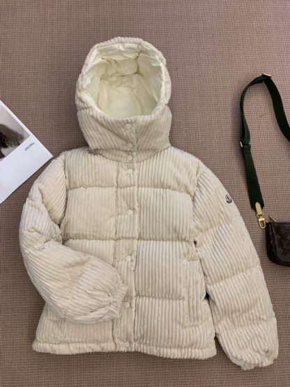  Moncler Daos Chenille Women's Down Jacket Beige #3753 - Image 7