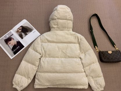  Moncler Daos Chenille Women's Down Jacket Beige #3753 - Image 6