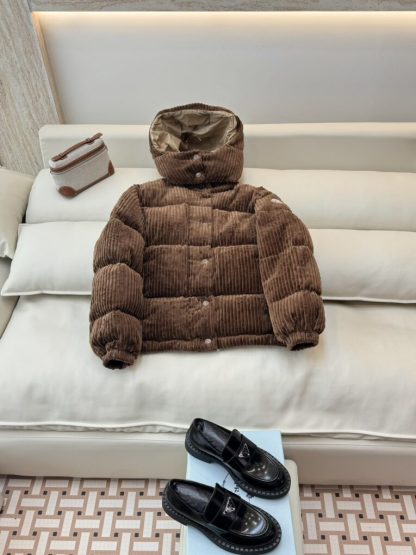  Moncler Daos Chenille Women's Down Jacket Brown #3754 - Image 12