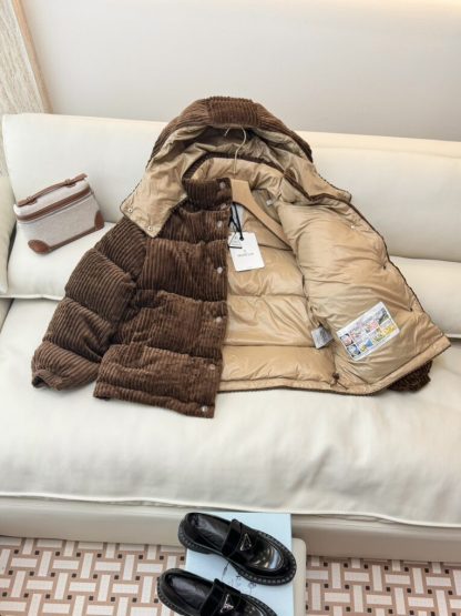  Moncler Daos Chenille Women's Down Jacket Brown #3754 - Image 11