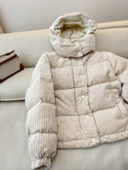  Moncler Daos Chenille Women's Down Jacket Beige #3753 - Image 15