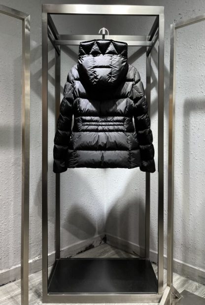 REPLICA MONCLER AVOCE HOODED SHORT DOWN JACKET BLACK #3894 - Image 3