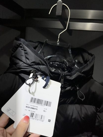 REPLICA MONCLER AVOCE HOODED SHORT DOWN JACKET BLACK #3894 - Image 5