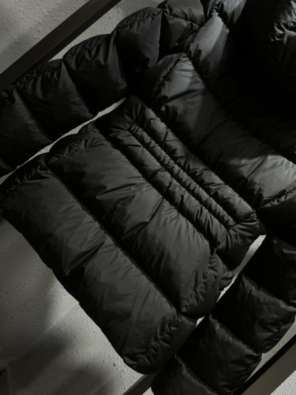 REPLICA MONCLER AVOCE HOODED SHORT DOWN JACKET BLACK #3894 - Image 7