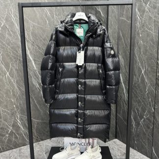 Replica Moncler Women's Hanoverian Long Down Jacket Black#3756