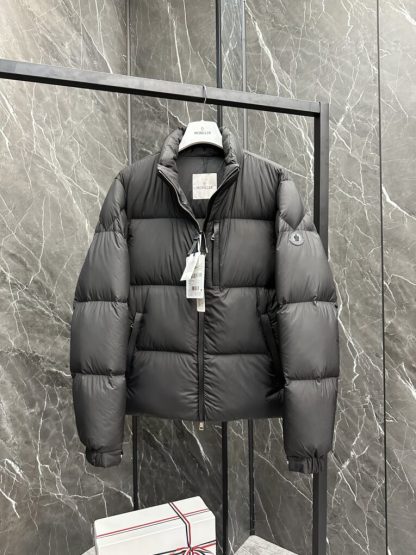 REPLICA MONCLER MEN'S BLACK BESBRE SHORT DOWN JACKET #3764 - Image 12