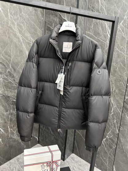REPLICA MONCLER MEN'S BLACK BESBRE SHORT DOWN JACKET #3764 - Image 15
