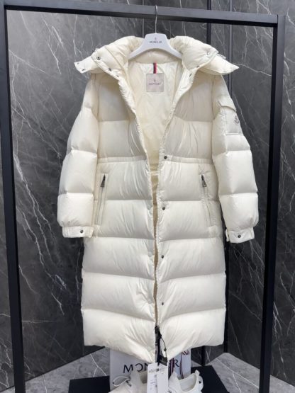 REPLICA MONCLER CAVETTAZ HOODED LONG DOWN JACKET #3819 - Image 2