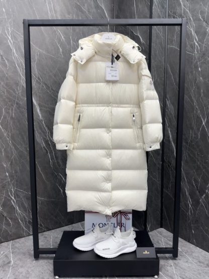 REPLICA MONCLER CAVETTAZ HOODED LONG DOWN JACKET #3819 - Image 4