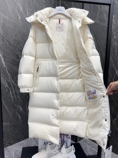 REPLICA MONCLER CAVETTAZ HOODED LONG DOWN JACKET #3819 - Image 3