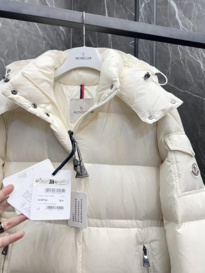 REPLICA MONCLER CAVETTAZ HOODED LONG DOWN JACKET #3819 - Image 9