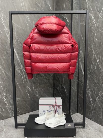 REPLICA MEN'S MONCLER RED MALJASSET SHORT DOWN JACKET #3771 - Image 13