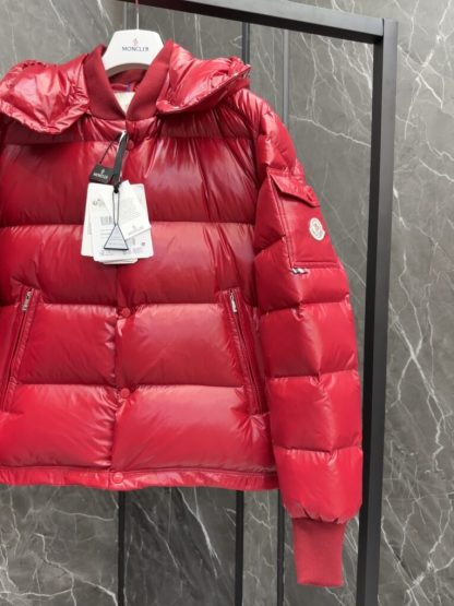 REPLICA MEN'S MONCLER RED MALJASSET SHORT DOWN JACKET #3771 - Image 15