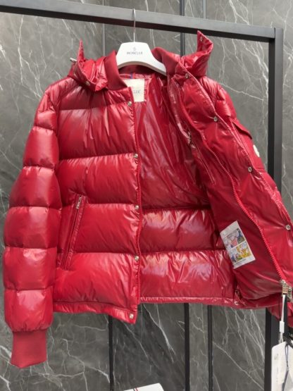 REPLICA MEN'S MONCLER RED MALJASSET SHORT DOWN JACKET #3771 - Image 16