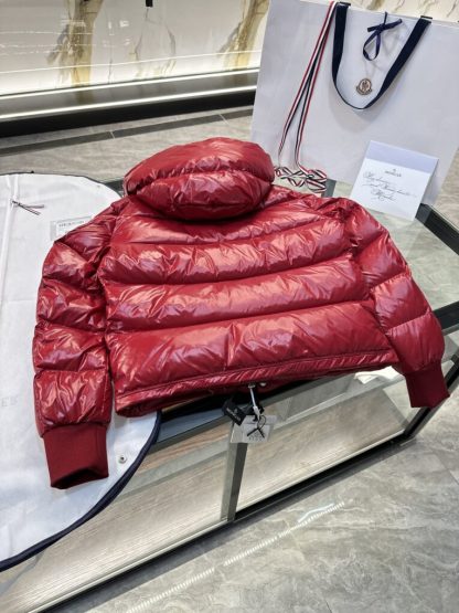 REPLICA MEN'S MONCLER RED MALJASSET SHORT DOWN JACKET #3771 - Image 2