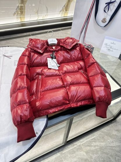 REPLICA MEN'S MONCLER RED MALJASSET SHORT DOWN JACKET #3771 - Image 6
