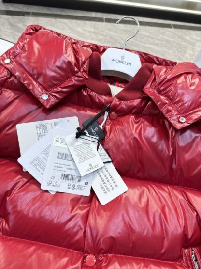 REPLICA MEN'S MONCLER RED MALJASSET SHORT DOWN JACKET #3771 - Image 8