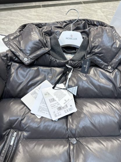 REPLICA MEN'S MONCLER DARK GRAY MALJASSET SHORT DOWN JACKET #3770 - Image 17
