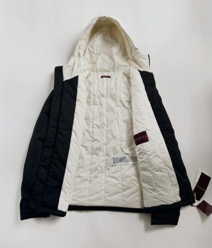  GUCCI MEN'S TECHNICAL COTTON CANVAS HOODED JACKET 787197 #3831 - Image 2