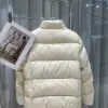 REPLICA MONCLER ABBADIA SHORT DOWN JACKET WOMEN OFF WHITE #3817 - Image 4