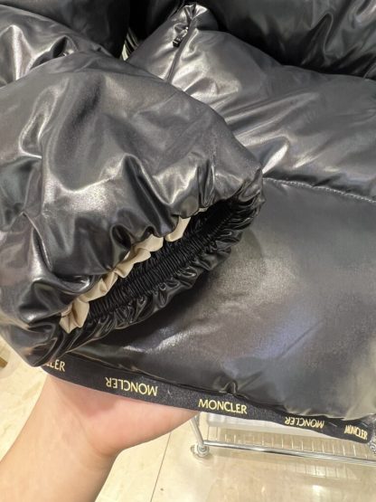 REPLICA MONCLER ABBADIA SHORT DOWN JACKET WOMEN BLACK #3816 - Image 7