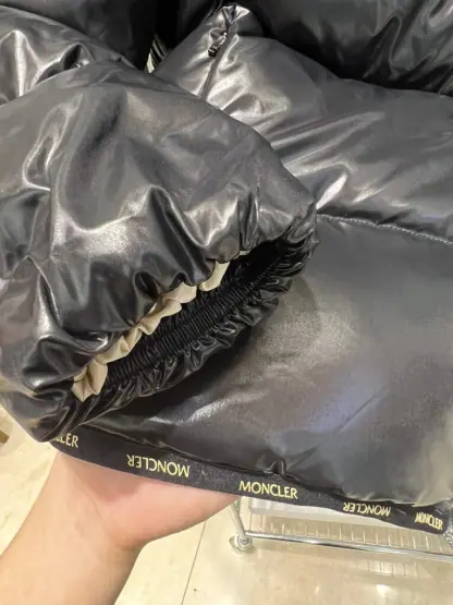 REPLICA MONCLER ABBADIA SHORT DOWN JACKET WOMEN BLACK #3816 - Image 7