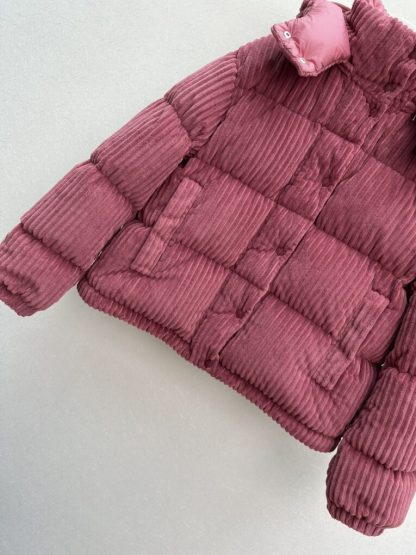  Moncler Daos Chenille Women's Down Jacket Dusty Pink #3752 - Image 13
