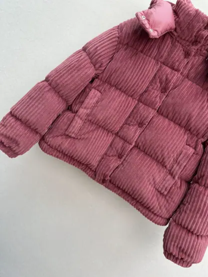  Moncler Daos Chenille Women's Down Jacket Dusty Pink #3752 - Image 13