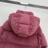 Moncler Daos Chenille Women's Down Jacket Dusty Pink #3752 - Image 14