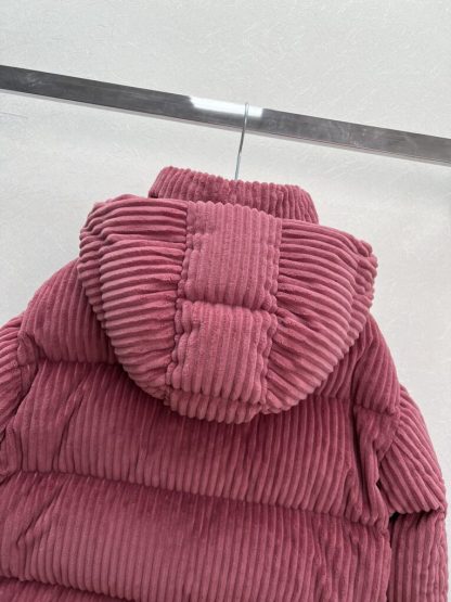  Moncler Daos Chenille Women's Down Jacket Dusty Pink #3752 - Image 14