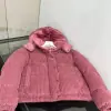  Moncler Daos Chenille Women's Down Jacket Dusty Pink #3752 - Image 2