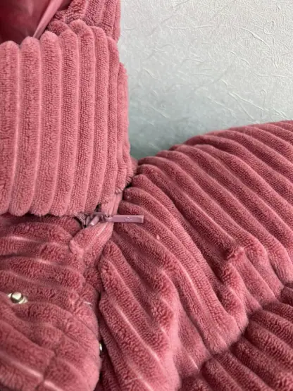  Moncler Daos Chenille Women's Down Jacket Dusty Pink #3752 - Image 3