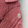  Moncler Daos Chenille Women's Down Jacket Dusty Pink #3752 - Image 5