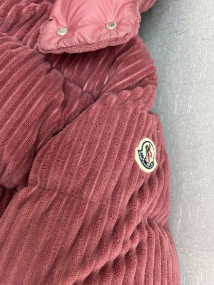  Moncler Daos Chenille Women's Down Jacket Dusty Pink #3752 - Image 5