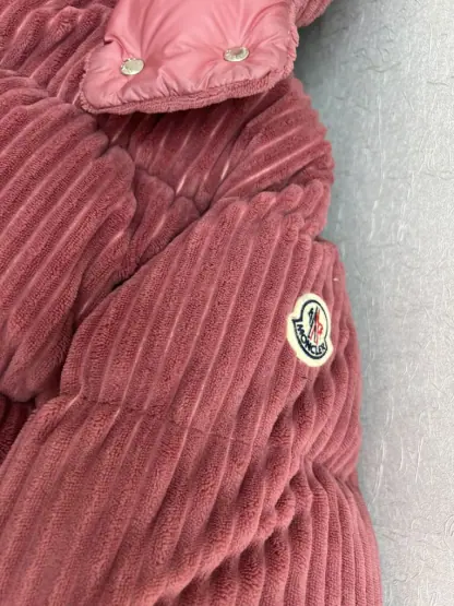  Moncler Daos Chenille Women's Down Jacket Dusty Pink #3752 - Image 5