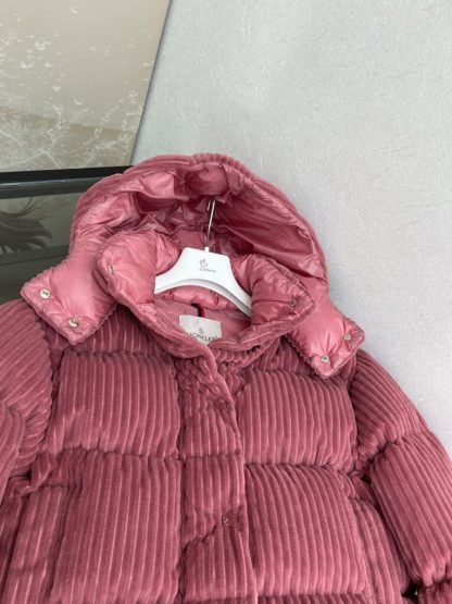 Moncler Daos Chenille Women's Down Jacket Dusty Pink #3752 - Image 6