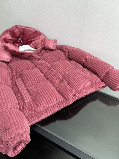  Moncler Daos Chenille Women's Down Jacket Dusty Pink #3752 - Image 7