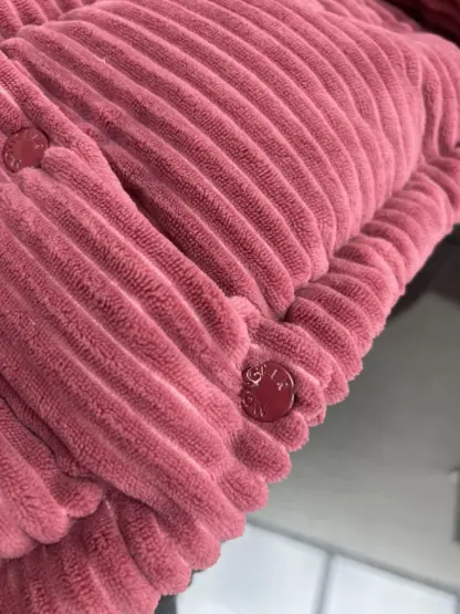  Moncler Daos Chenille Women's Down Jacket Dusty Pink #3752 - Image 8