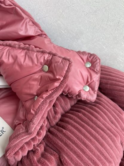  Moncler Daos Chenille Women's Down Jacket Dusty Pink #3752 - Image 10