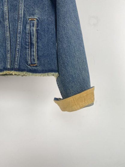  Miu Miu Denim blouson jacket Women 2025 navy blue #3870 - Image 2