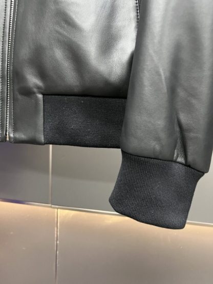  Men's Prada Nappa leather bomber jacket #3757 - Image 19